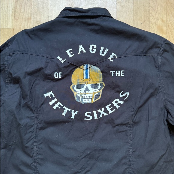 Vintage True Religion Back Big Print Western Shirt Longsleeve Pearl Snap XXL - Picture 8 of 9